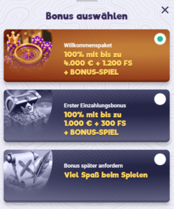 Safecasino Willkommensbonus in Österreich