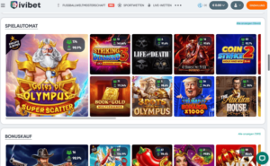 Übersicht zu Casino & Slots Ivibet